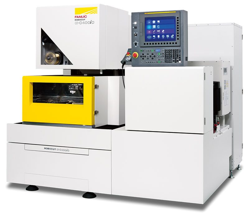 FANUC ROBOCUT 慢走丝加工散热件实拍